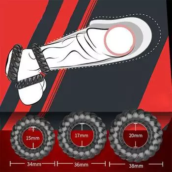 3 шт./лот задержка эякуляции кольцо на пенис увеличение пениса многоразовые секс-игрушки для мужчин