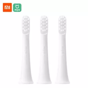 3 шт./лот Замена головки зубной щетки для Xiaomi Mijia T100 Sonic электрическая зубная щетка водонепроницаемая only3 pcs Brush Head белый