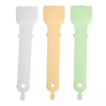 3 шт., ложка-слайд для кошек, простая в использовании, кормушка для кошек, ложка-кормушка для облизываемых влажных лакомств для кошек