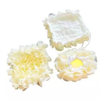 3 шт. Люфа Мыло Мочалка для тела с мягким полотенцем 2-в-1 Гель для душа Мыло Люфа Ткань Сетчатый дизайн Разглаживающая кожу Мочалка для тела 3pcs