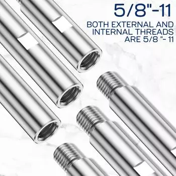 3 шт. M14 угловая шлифовальная машина удлинитель стержня резьбовой адаптер стержень полировальная накладка шлифовальный соединительный стержень полировальный станок аксессуары дропшиппинг серебряный
