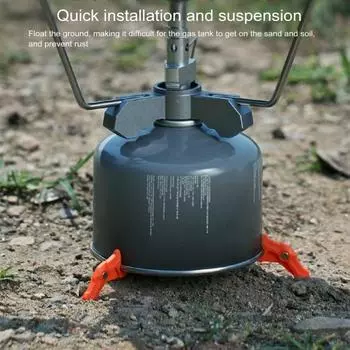 3 шт. Магнитная подставка для бензобака, прочная, портативная, легкая, для пикника на открытом воздухе, для барбекю, топливный бак, опора, держатель, подъемник, аксессуары для кемпинга хаки