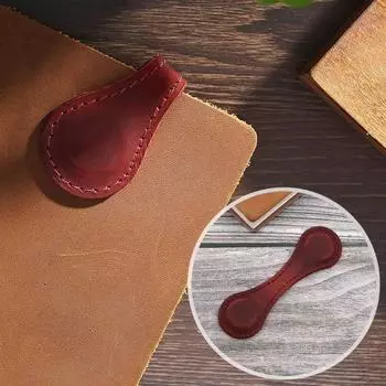 3 шт. Магнитная закладка из искусственной кожи в винтажном стиле, компактный размер, сменные закладки, аксессуар для чтения для студентов