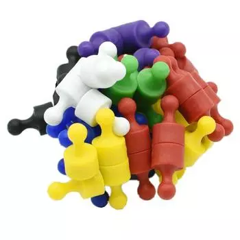 3 шт. магнитные кнопки D12 кнопка - прочная магнитная, не царапается, защищает прикрепленную поверхность, долговечный пластиковый корпус для холодильника Purple