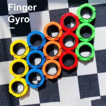 3 шт. магнитные кольца для снятия стресса игрушка с гладкой поверхностью портативные взрослые тревожные кольца-спиннеры терапевтические игрушки игрушка для пальцев