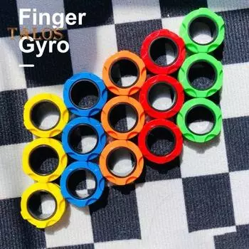 3 шт. магнитные кольца для снятия стресса игрушка с гладкой поверхностью портативные взрослые тревожные кольца-спиннеры терапевтические игрушки игрушка для пальцев темно-синий