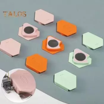 3 шт. Магнитный направляющий шов для швейной машины со шкалой Многофункциональный домашний швейный инструмент для подгибки краев Универсальные аксессуары для швейной машины 3pcs оранжевый