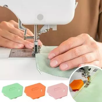 3 шт. Магнитный направляющий шов для швейной машины со шкалой Многофункциональный домашний швейный инструмент для подгибки краев Универсальные аксессуары для швейной машины розовый