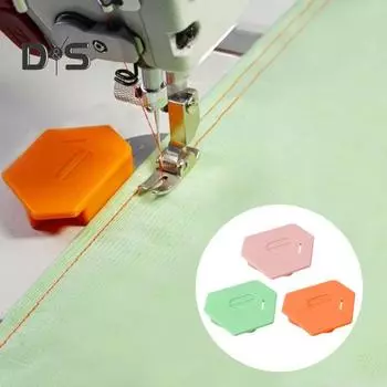 3 шт. Магнитный направляющий шов для швейной машины со шкалой Многофункциональный домашний швейный инструмент для подгибки краев Универсальные аксессуары для швейной машины розовый