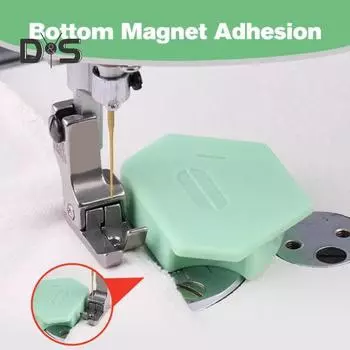 3 шт. Магнитный направляющий шов, простая регулировка, многоразовый многофункциональный полигональный направляющий шов с аксессуаром для шитья разноцветный