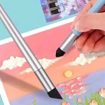 3 шт. масляная пастель специальная ручка для растирания мягкая головка переход губка шариковая ручка для размазывания кисть для рисования размазывание инструмент художественные принадлежности