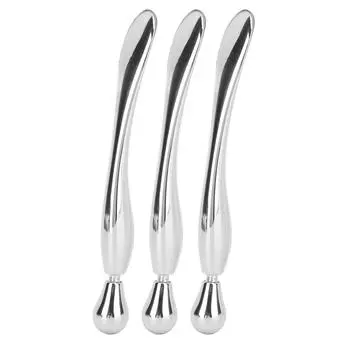 3 шт. Массажная палочка для крема для глаз, двухголовый роликовый шпатель для крема, принадлежности для ухода за кожей лица