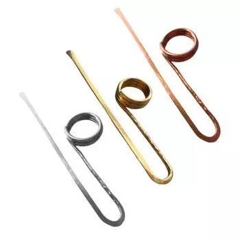 3 шт. Медный держатель для книги кольцо Металлический держатель страницы книги для большого пальца Ручной работы Кольцо на палец Закладка Легкий открыватель для книг Инструмент для чтения для книголюбов 3pcs