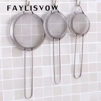 3 шт. мелкоячеистое сито для масла, дуршлаг, сито для муки, инструменты для выпечки кондитерских изделий, проволока из нержавеющей стали, кухонные аксессуары