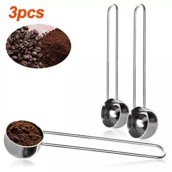 3 шт. мерная ложка для кофе из нержавеющей стали 304, кухонный гаджет для чая, кофе 3PCS