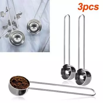 3 шт. мерная ложка для кофе из нержавеющей стали 304, кухонный гаджет для чая, кофе 3PCS