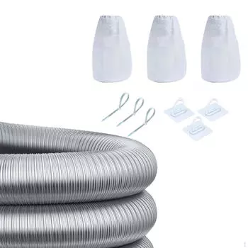 3 шт. мешков для сбора ворса для сушильной машины, улавливатель, мешок для пылевого фильтра для безвентиляторных аксессуаров