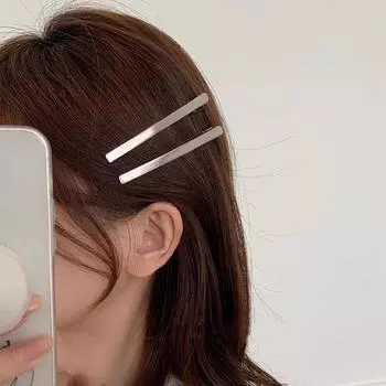 3 шт. милая модная металлическая заколка для волос, нескользящая заколка для волос, геометрическая полые заколки для волос, женская заколка 06