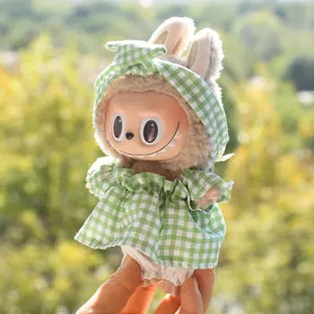 3 шт., мини-6-дюймовая кукольная одежда, милый костюм с повязкой на голову, платье для девочек
