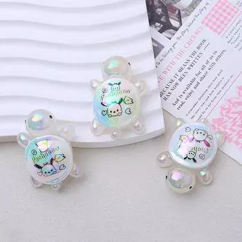 3 шт. Мини-мультяшная красочная черепаха, кукла, украшение, микро-ландшафт, украшения из смолы, украшения для рабочего стола