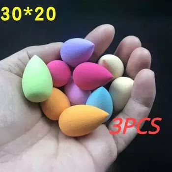 3 шт. Мини-яйцо для макияжа, губка для лица, косметическая пудра, косметический микс, косметический инструмент, основа под макияж, спонж для макияжа, инструменты