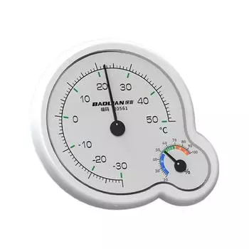 3 шт. Мини-термометр влажности Термометр температуры Термогигрометр Стрелочный тип Гигрометр Для помещения белый