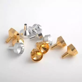 3 шт. мини-воронки из нержавеющей стали, воронка для масла, жидкости, флаконы для дозирования духов, воронки для заправки, кухонные аксессуары золотой