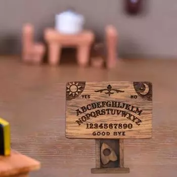 3 шт. Миниатюрная спиритическая доска с ящиком, деревянная доска для спиритических сеансов ручной работы, украшение