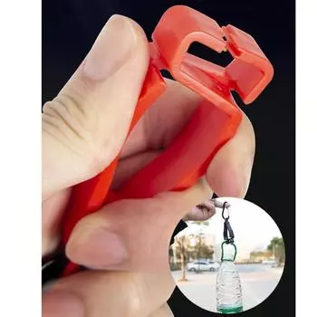 3 шт. Многофункциональный держатель для перчаток, вешалка, защитный зажим для рабочих инструментов, захват, ловитель, вешалка для хранения очков красный