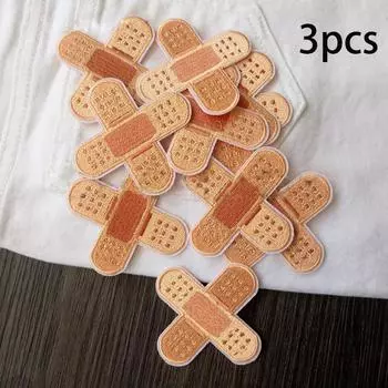 3 шт. Модная пришивная вышитая лента-патч, приутюживаемая тканевая аппликация для одежды, значок-наклейка