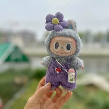 3 шт. Модные кукольные штаны с подтяжками и шпилькой для волос, миниатюрная одежда, костюм для дня рождения 15-17 см