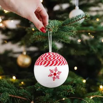3 шт. модные рождественские шары подвесные украшения рождественская елка подвеска домашний декор праздничные принадлежности