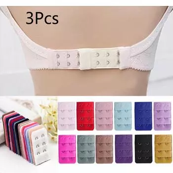 3 шт. Модные женские туфли 3 ряда 2/3/4 кнопки эластичные из нержавеющей стали удлиненная пряжка бюстгальтера One size