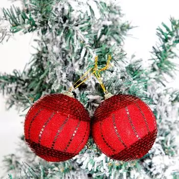 3 шт. модный рождественский шар подвесной кулон блестящие блестки рождественские елочные украшения подарок на Новый год