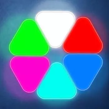 3 шт. модульные сенсорные светодиодные светильники для спальни, светодиодные настенные панели, шестиугольные настенные светильники, подарок для спальни