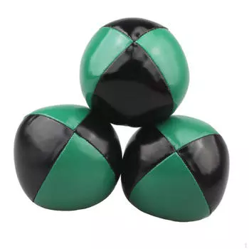 3 шт., мяч для жонглирования из искусственной кожи, удобный для захвата, прочный, забавный, сложный, реквизит, игрушка для бросания рукой для мальчиков
