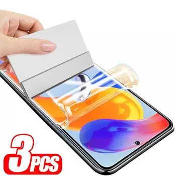 3 шт. мягкая гидрогель-пленка Redmi Note 13 10 11 12 Pro Plus Защитная пленка для экрана для Xiaomi Redmi Note11 Pro 5G redmi k20 чистый
