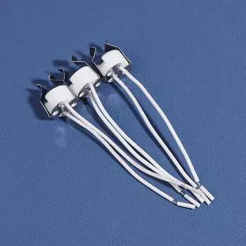 3 шт. Mr16 Gu5.3 G5.3 гнездо Mr16 гнездо патрон лампы с кронштейном светодиодный галогенный Gu5.3 гнездо лампы белый 10 см силиконовый кабель 3Pcs