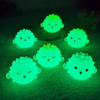 3 шт. мультяшная светящаяся рыба-собака, украшение для аквариума, искусственная подводная рыба-собака, маленькое украшение, аксессуары, подарки