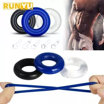 3 шт. Мужское кольцо для пениса, кольцо для эрекции, задержка эякуляции, скрепление мошонки, растяжитель для увеличения, силиконовое кольцо для пениса, секс-игрушки для мужчин 1set