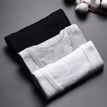 3 шт., мужской летний жилет для фитнеса, сплошной цвет, бесшовный, с круглым вырезом, без рукавов, эластичный, мягкий, дышащий, быстросохнущий пуловер, повседневная мужская спортивная майка для спортзала L