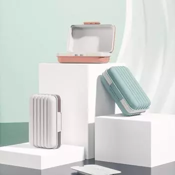 3 шт. мыльница с крышкой, утолщенная дорожная мыльница, портативная мыльница, модная бытовая подставка для мыла, креативная подставка для мыла для ванной комнаты 3 piece/pack