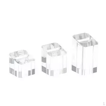 3 шт./набор акриловых колец ювелирных изделий держатель стенд органайзер S/M/L