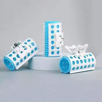 3 шт./набор больших зажимов для вьющихся волос, роликовые шпильки для завивки, позиционирование, бигуди для волос, пушистый зажим для ленивых локонов, корень волос синий