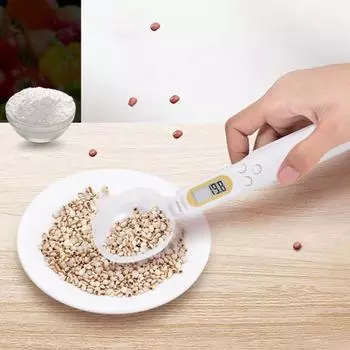 3 шт./набор цифровых мерных ложек весы 1000 г/0,5 г ЖК-дисплей USB аккумуляторная ложка для взвешивания сухого молока жидкость приправа еда кухонные гаджеты белый