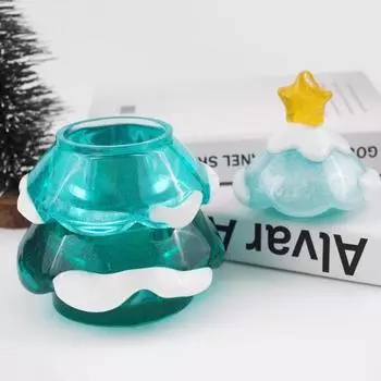 3 шт./набор форм для рождественской елки, ручная работа, литье из эпоксидной смолы, силиконовая форма, сделай сам, поделки на Рождество