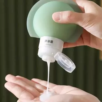 3 шт., набор мягких силиконовых многоразовых бутылок, лосьон, шампунь, тюбик, контейнер, пустая бутылка, дорожная бутылка, инструменты для макияжа