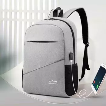 3 шт. Наборы Рюкзак для ноутбука USB зарядка Бизнес Мужчины Женщины Дорожные рюкзаки на плечо Школьная сумка 4 цвета Модная сумка Only usb красный