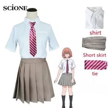 3 шт. наборы Токио Мстители Татибана Хината Косплей Костюм JK Школьная одежда Рубашка Галстук Юбка Носки Костюм Хэллоуин Аниме Одежда Disfraz S