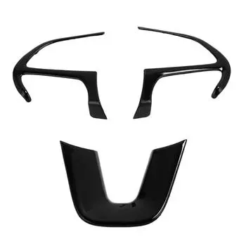 3 шт. Накладка на руль Замена для Dodge Challenger Charger Durango 2015?2019Карбон чёрный